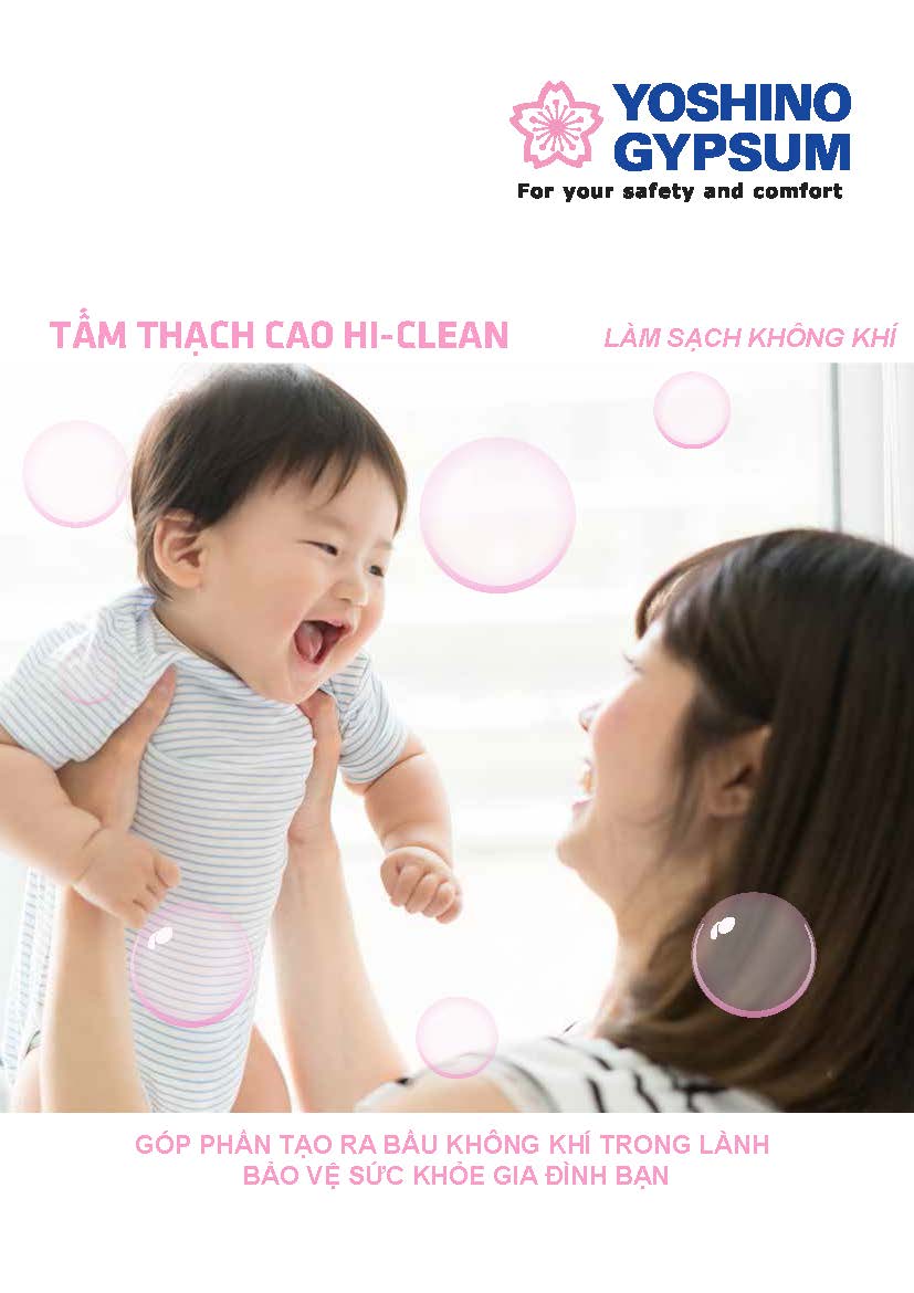 Tấm thạch cao Yoshino Hi-clean